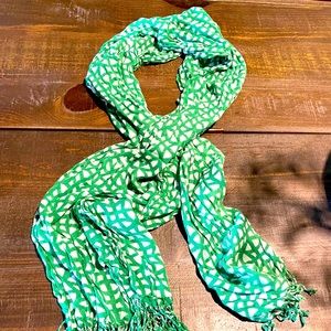 Isaac Mizrahi Live Geometric Circle and Line Scarf